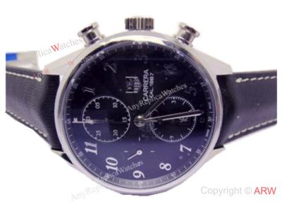 Swiss 7750 Movement Tag Heuer Carrera Cal 1887 Black Watch